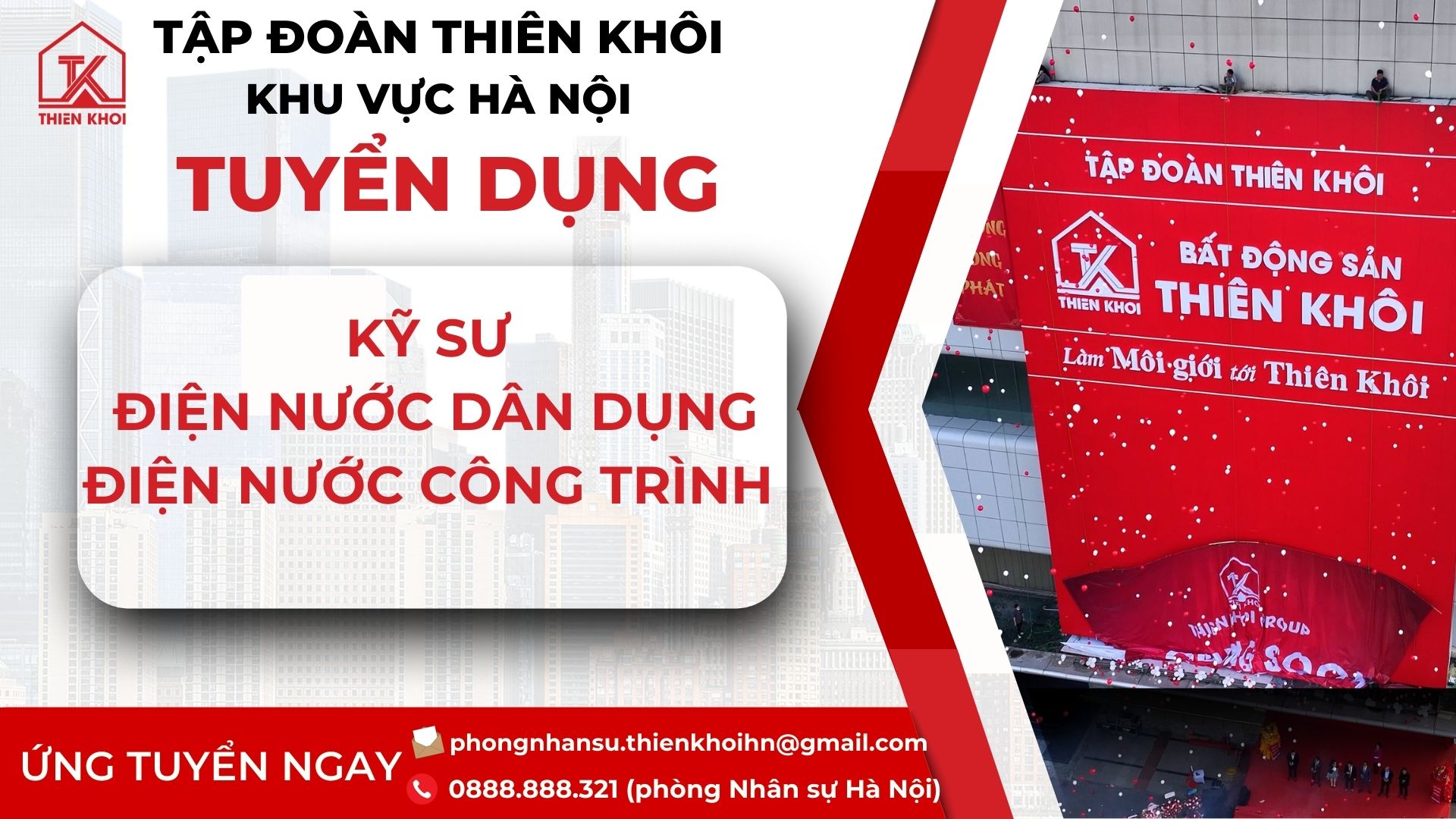 THIÊN KHÔI GROUP TUYỂN DỤNG