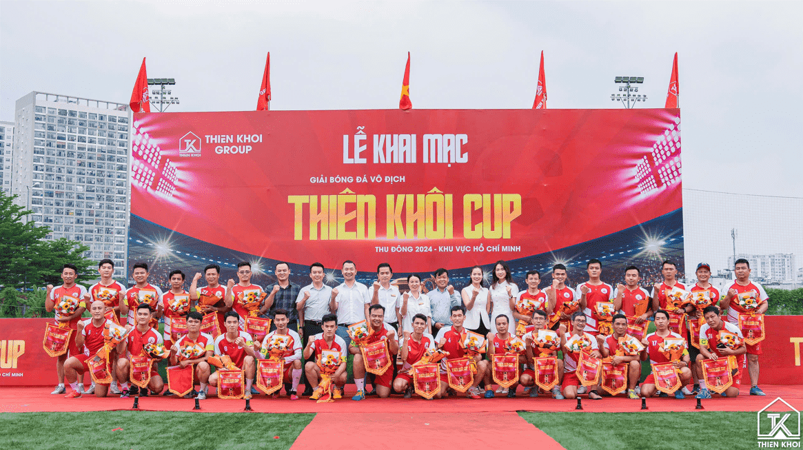 ​KHAI MẠC GIẢI BÓNG ĐÁ VÔ ĐỊCH THIÊN KHÔI CUP THU ĐÔNG 2024 - KHU VỰC HỒ CHÍ MINH 