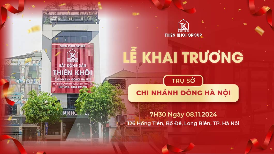 ​THIÊN KHÔI GROUP CHI NHÁNH ĐÔNG HÀ NỘI: COMING SOON