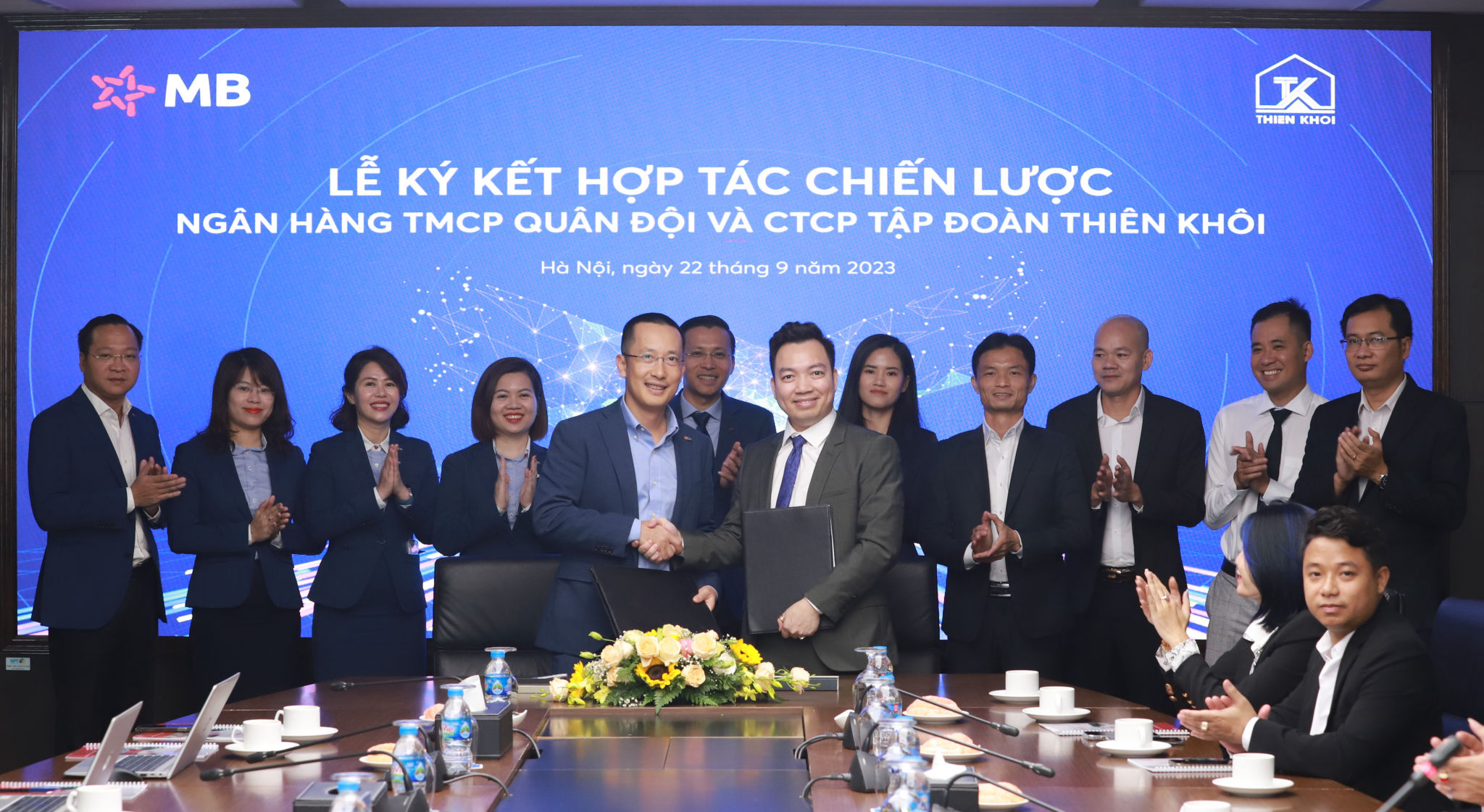 KỶ NIỆM 1 NĂM HỢP TÁC CHIẾN LƯỢC MB BANK – THIÊN KHÔI GROUP