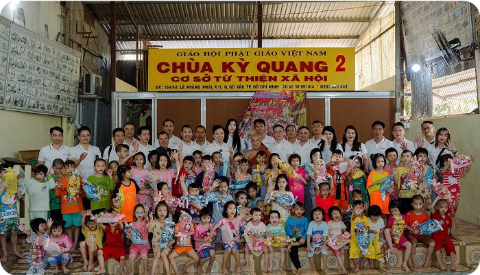 Gieo ước mơ - Trao hạnh phúc đến chùa Kỳ Quang II - TP Hồ Chí Minh