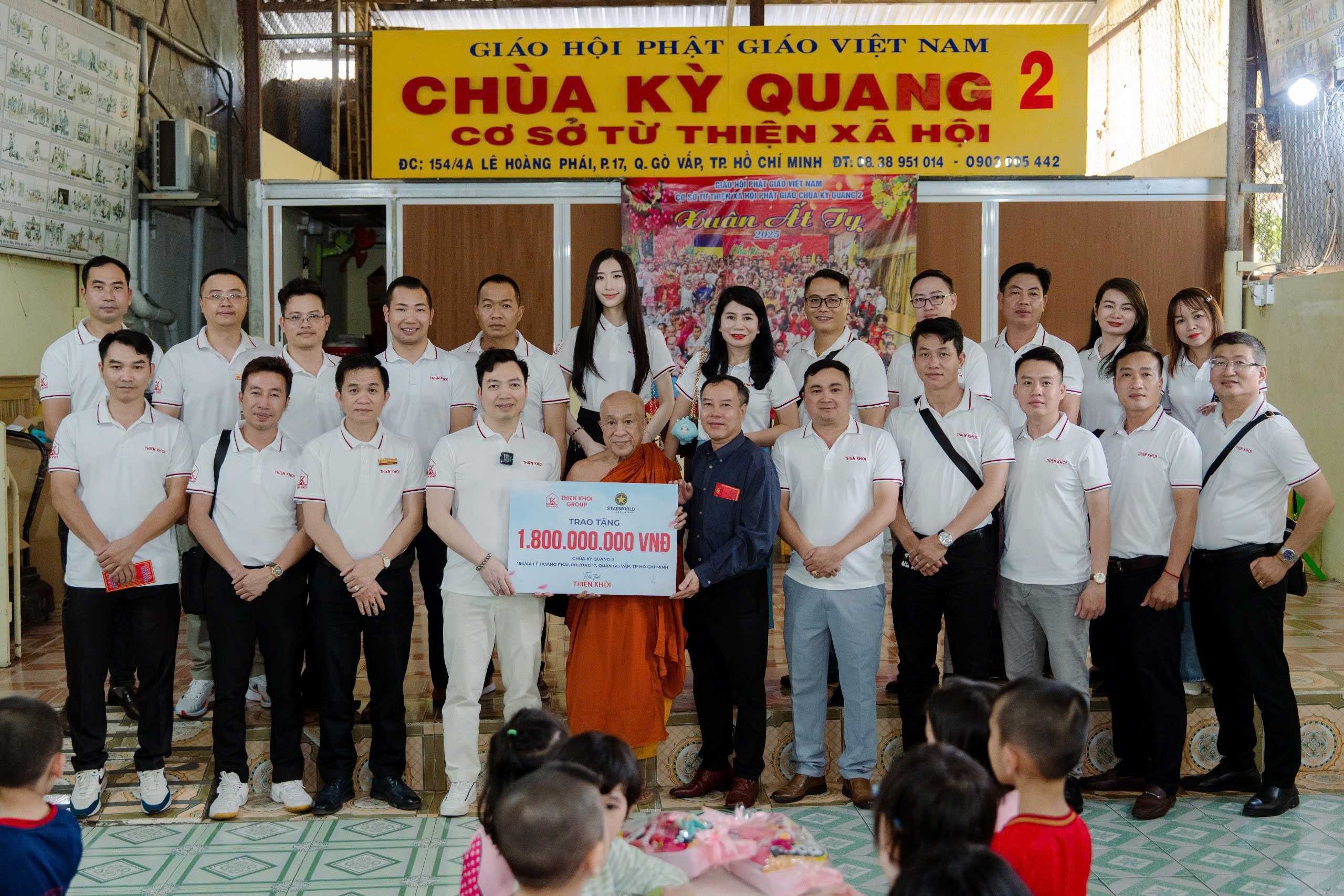 Trái tim thiên khôi lan tỏa yêu thương đến chùa kỳ quang ii - tp hồ chí minh ❤️🩹