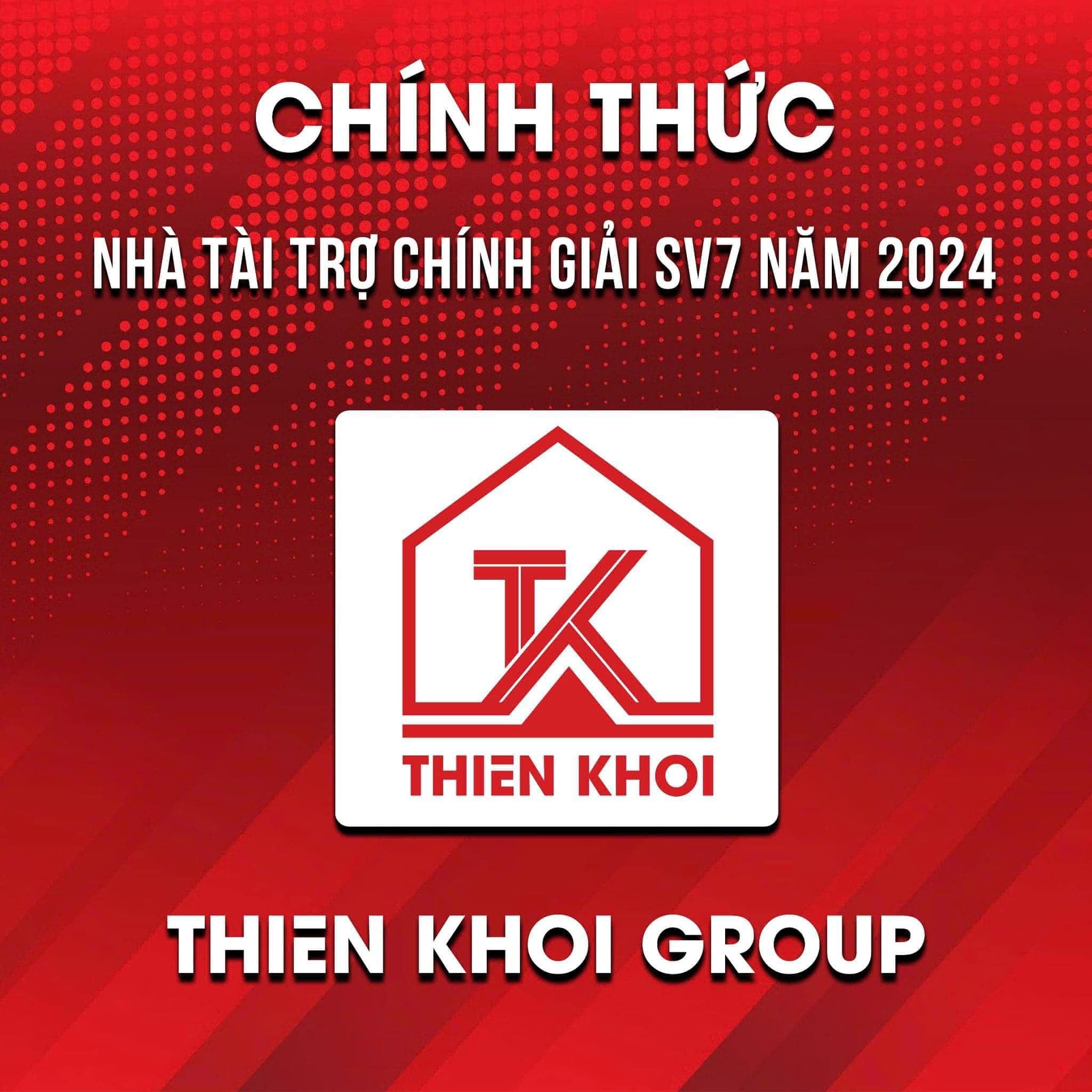 Chính thức: thiên khôi group là nhà tài trợ chính của giải bóng đá 7 người sinh viên toàn quốc lần 3 năm 2024