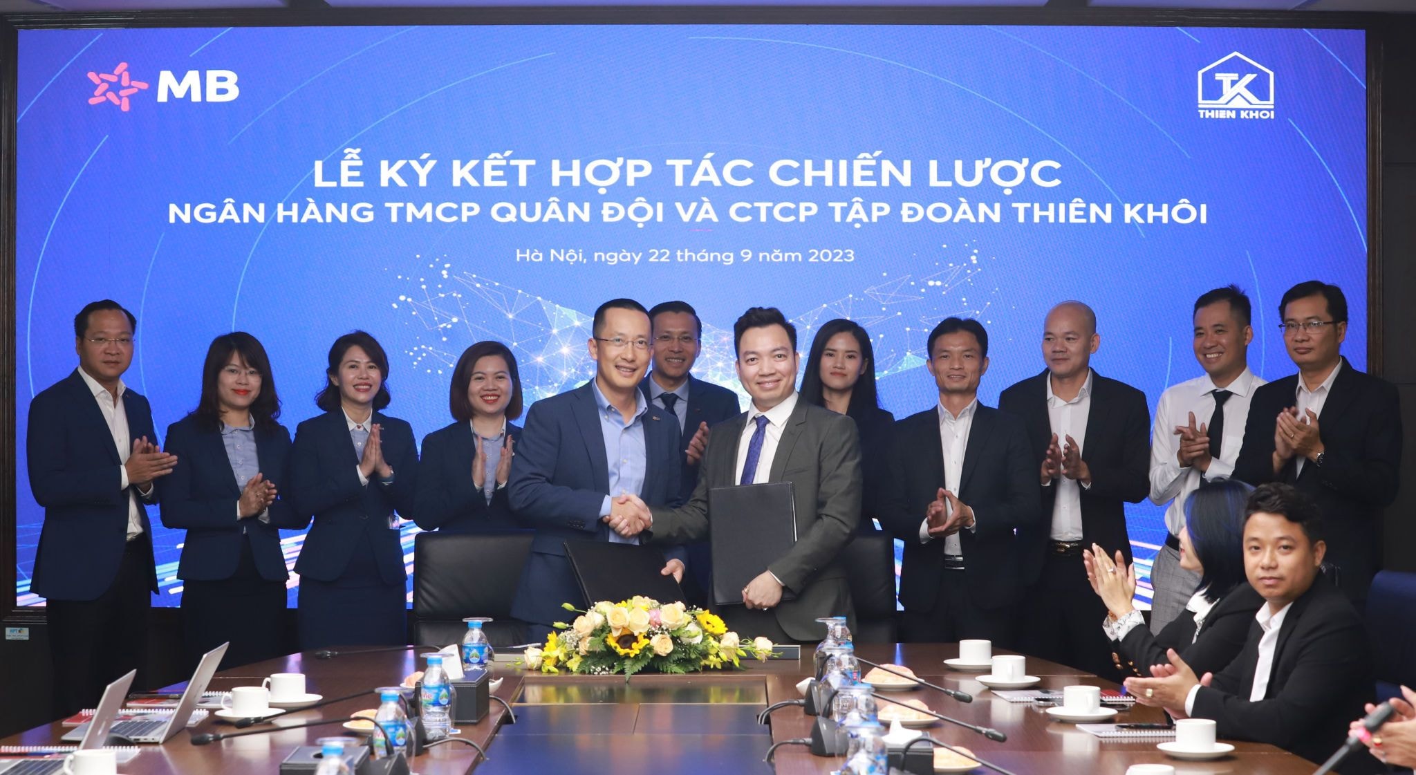Thiên Khôi Group và MBBank thiết lập mối quan hệ hợp tác chiến lược toàn diện