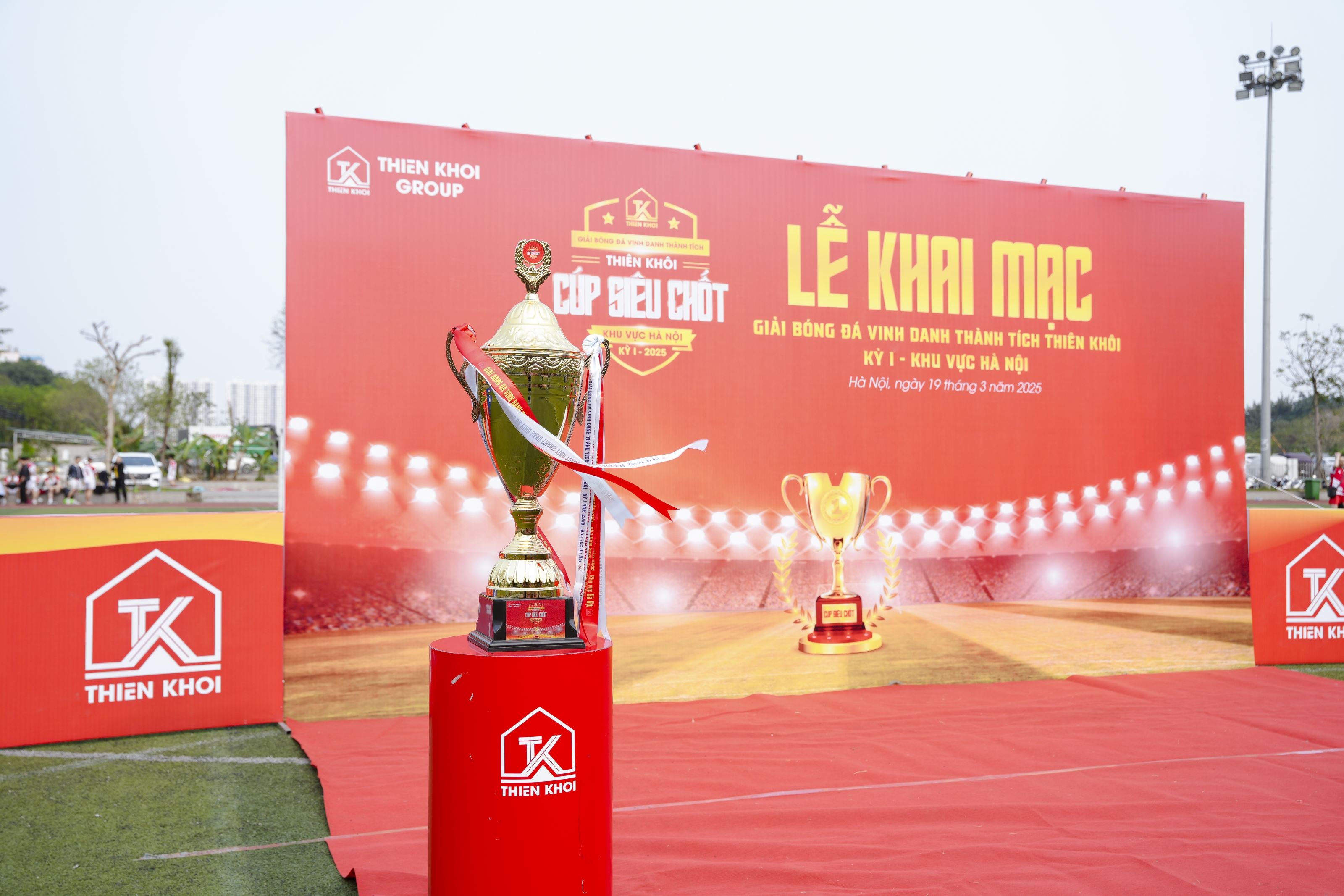 [hn] lễ khai mạc giải bóng đá quy tụ hơn 1.500 anh tài thiên khôi group 2025 ⚽️