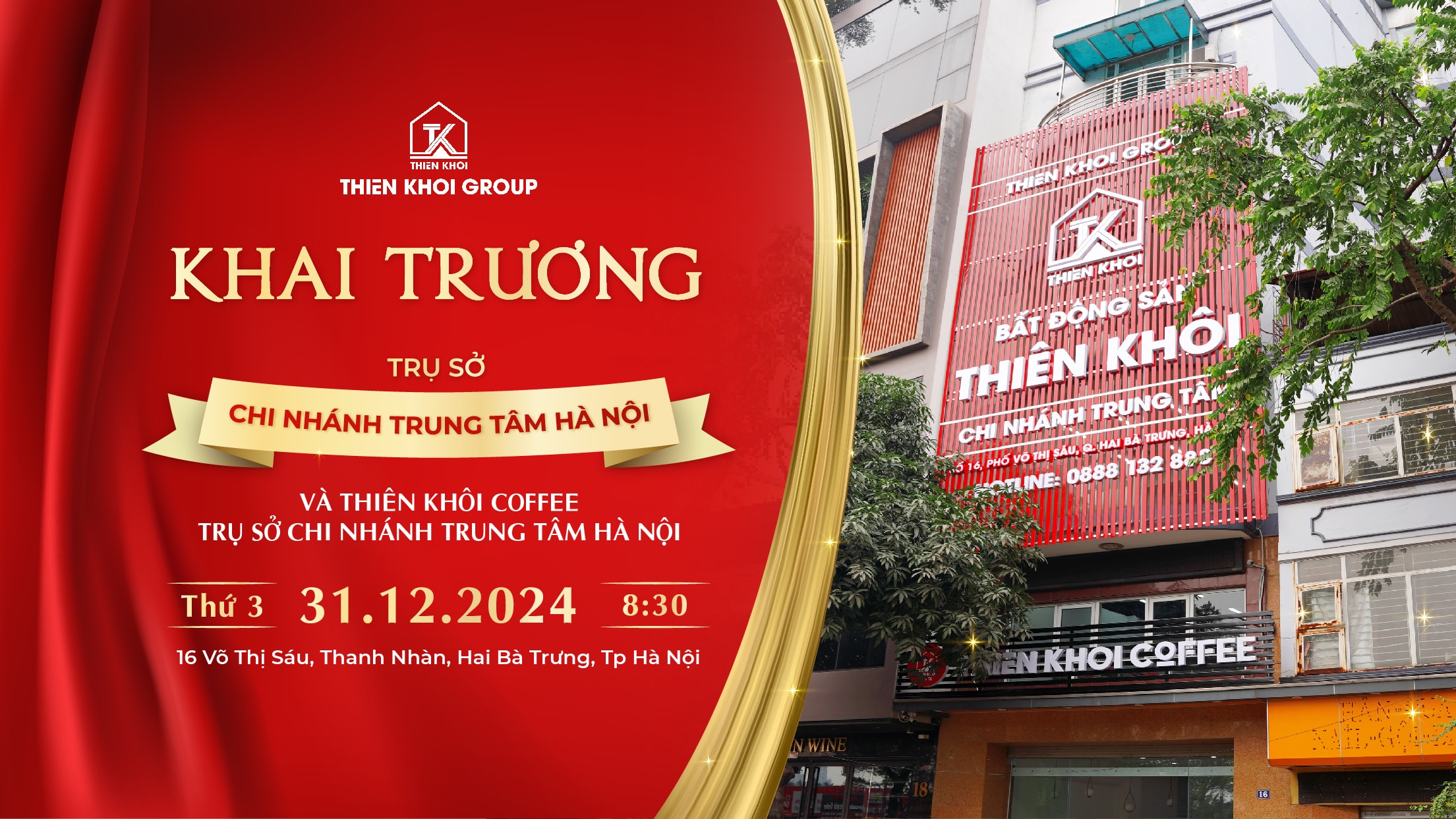 Coming soon: trụ sở chi nhánh trung tâm hà nội