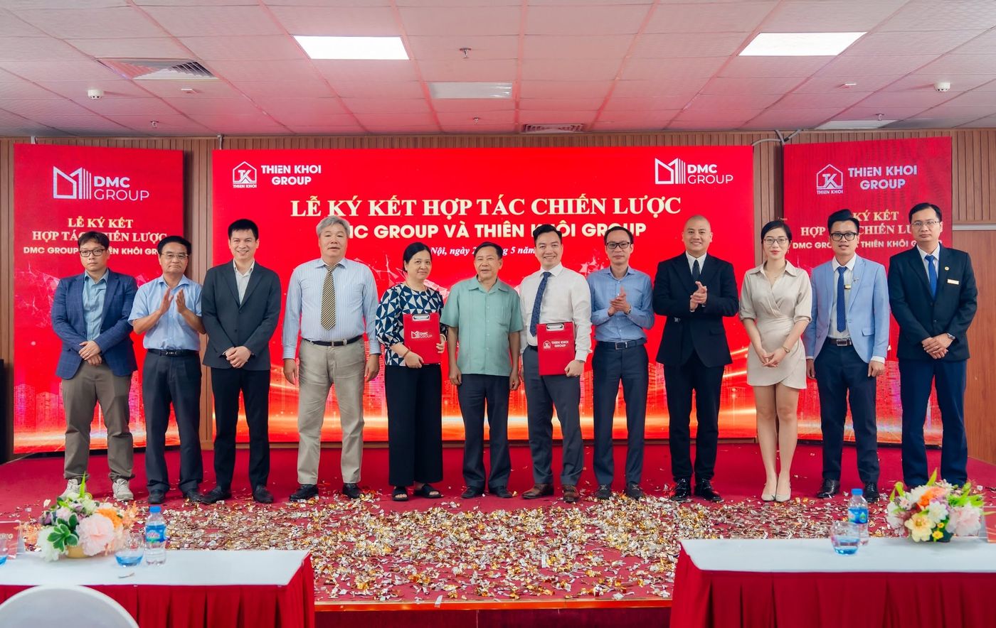 Lễ ký kết hợp tác giữa Thiên Khôi Group và DMC Group