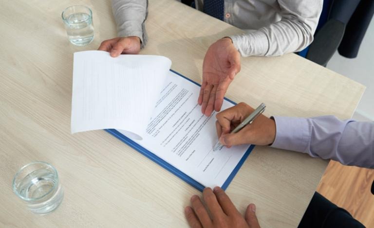 Biên bản đặt cọc tiền mua nhà