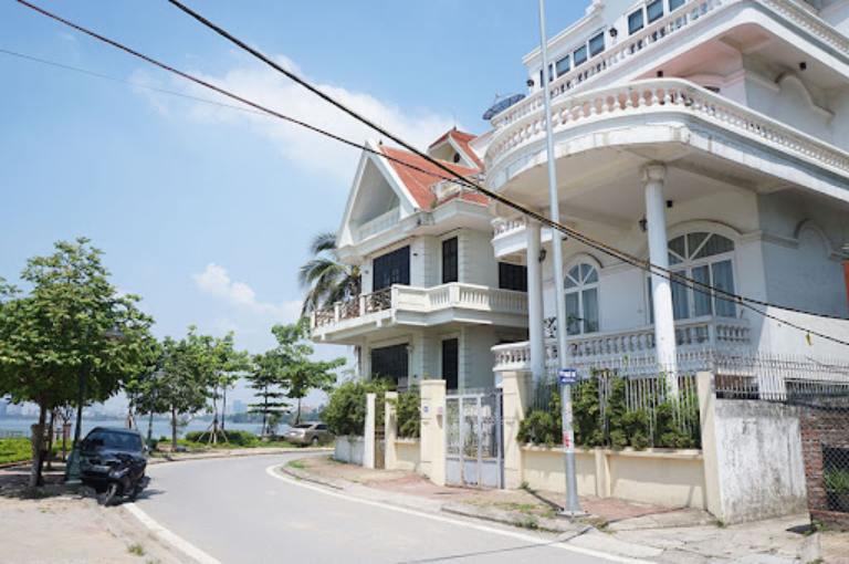 Biệt thự ven hồ Quảng An Tây Hồ với không gian thoáng