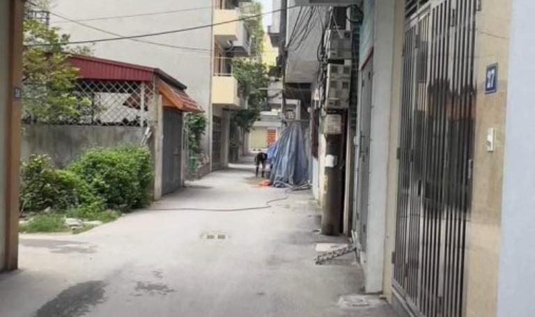 Cách ngõ trong làng Di Trạch