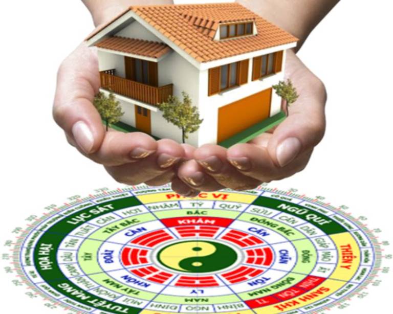 Xác định hướng nhà tuyệt mệnh thường đo theo hướng cửa và trục nhà