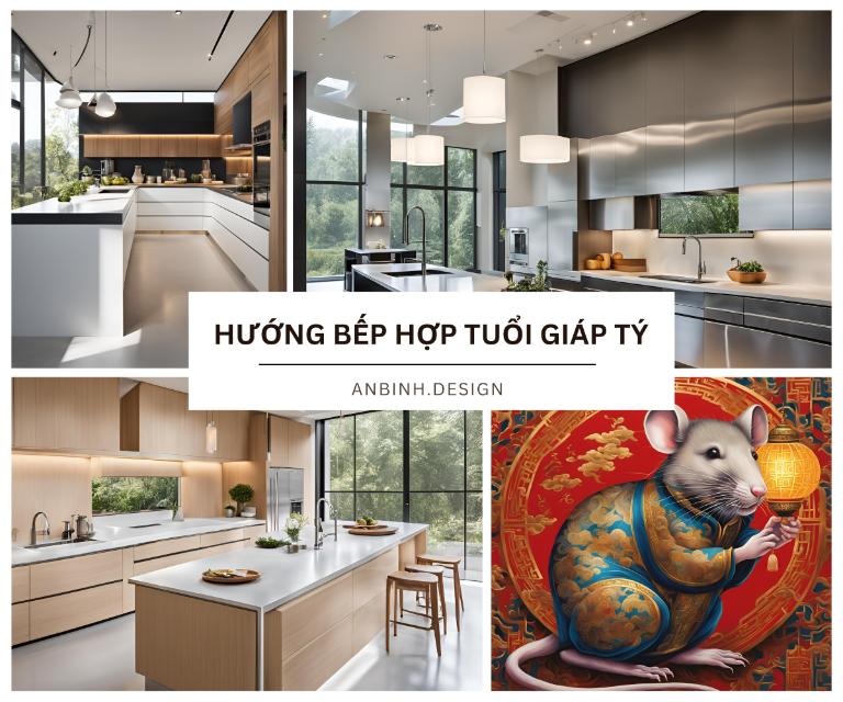 Hướng bếp quya về hướng tốt như Tây Bắc phù hợp với tuổi Giáp Tý