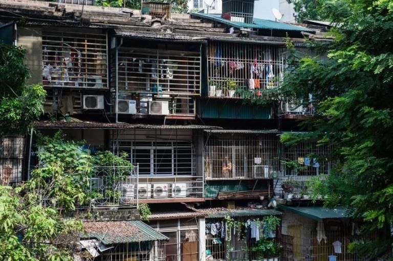 Chất lượng nhà tập thể Cầu Giấy