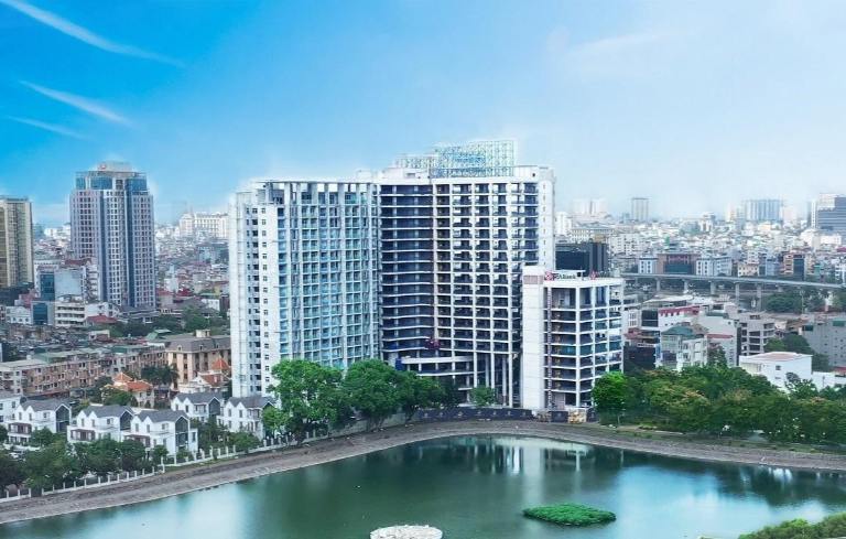 Chung cư cao cấp Diamond Park Plaza gần ven hồ
