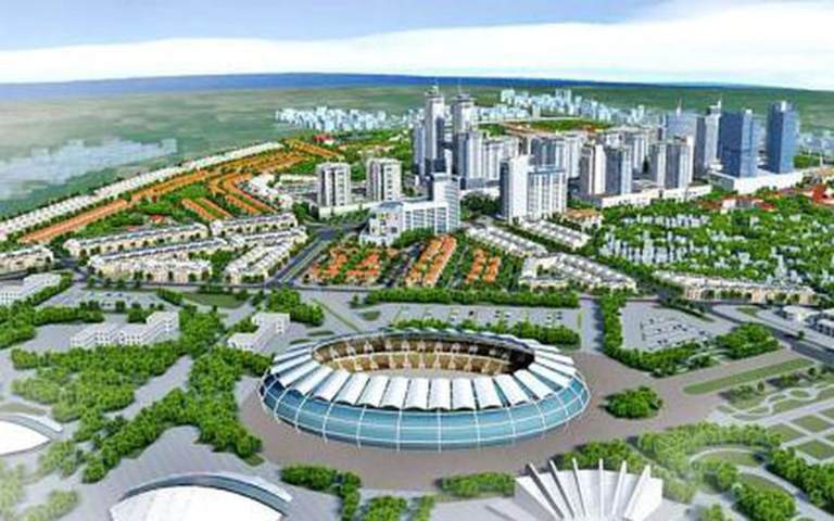 Đan Phượng đang dần chuyển mình thành khu đô thi