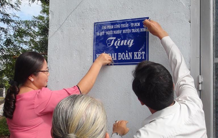 Đối tượng được cấp nhà Đại Đoàn Kết