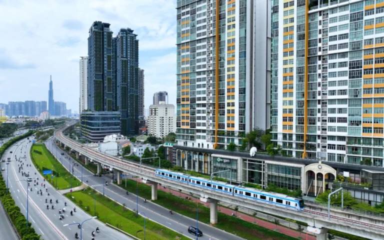 Các khu gần tuyến metro giúp tiết kiệm thời gian di chuyển