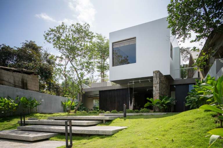 Với hướng Nam thì nhiều cây xanh thoáng mát