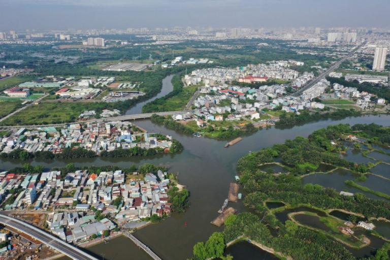 Khu đô thị thông minh sinh thái dựa vào vành đai ven sông
