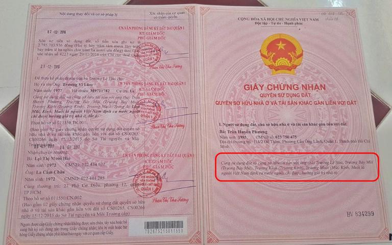 Kiểm tra pháp lý sổ hồng