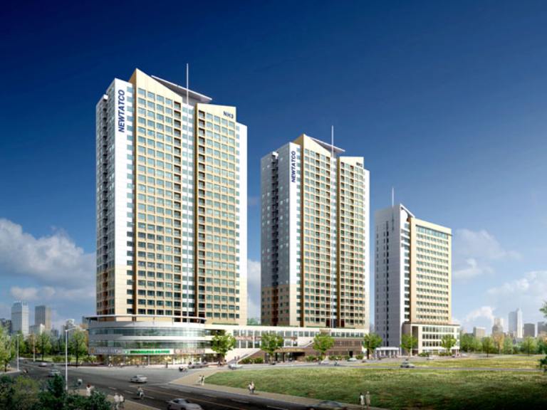 Khu chung cư mặt tiền thông thoáng và không gian yên tĩnh