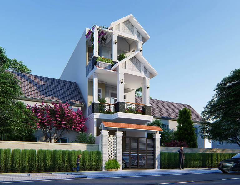 Hướng Đông Nam đón nắng buổi sáng nhẹ và mát mẻ buổi chiều