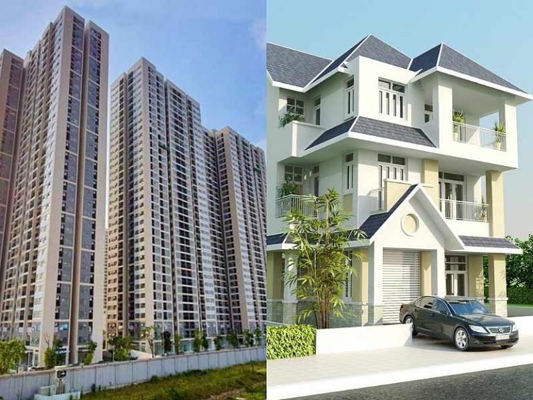 Nên mua chung cư hay nhà đất ở Hà Nội 