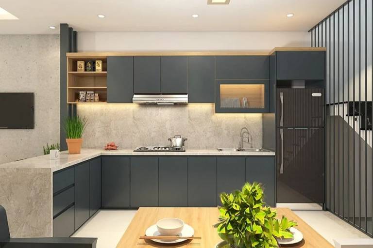 Bố trí không gian bếp cho người hợp hướng Tây Nam