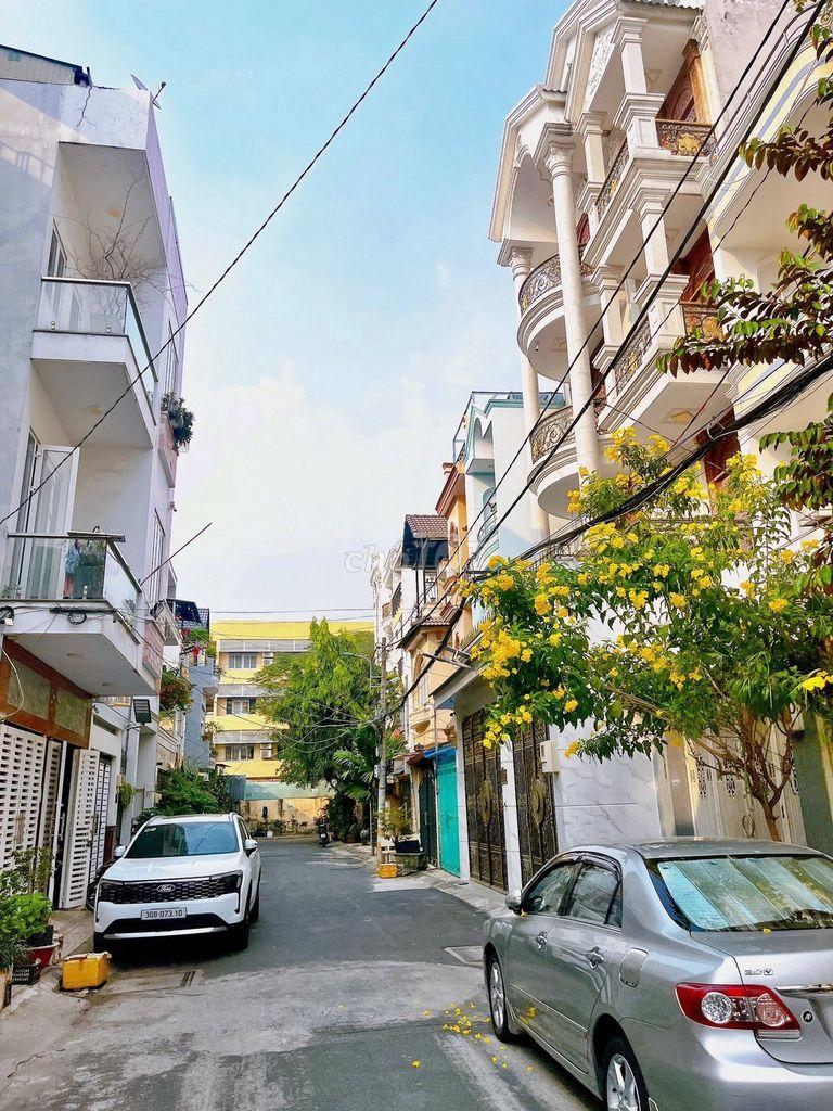 Nhà kiểu biệt thự trong hẻm rộng ô tô đi lại được