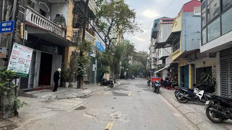 Nhà mặt đường phố An Xá có thể kết hợp ở và kinh doanh