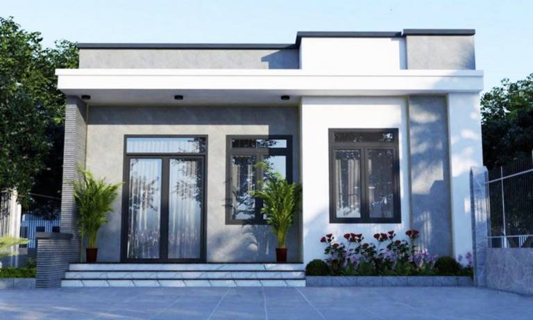 Mặt tiền nên sáng và thông thoáng, nhưng cần có lớp đệm để giảm bức xạ nhiệt