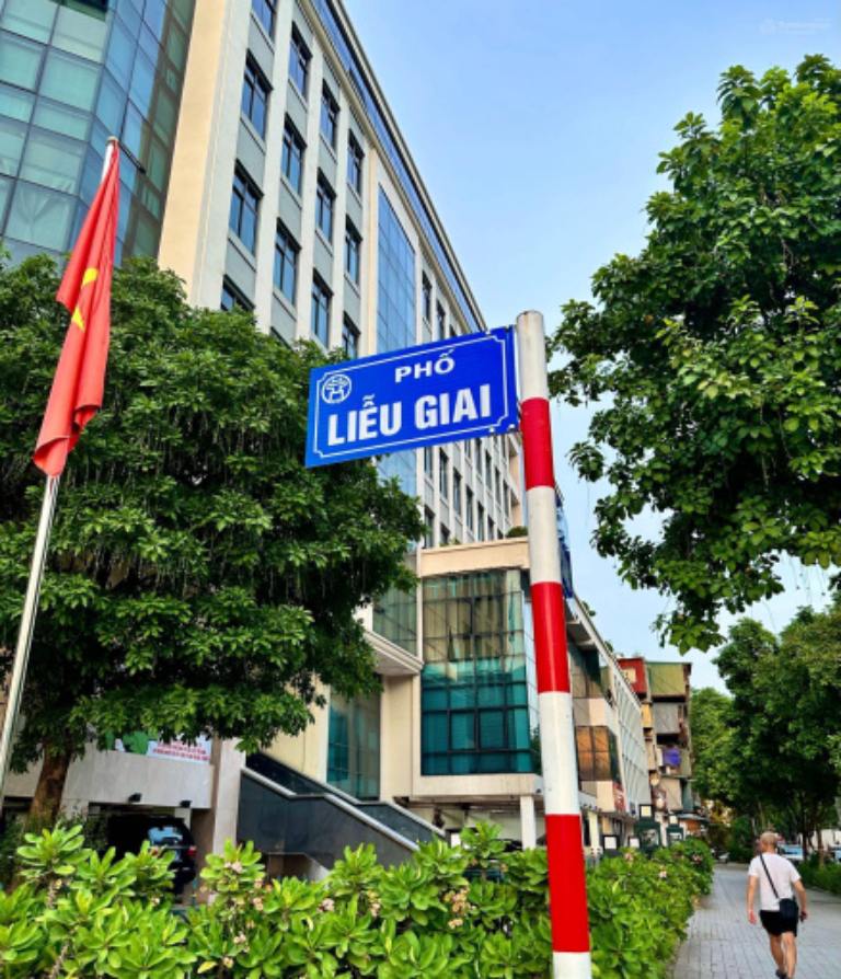 Khu phố Liễu Giai có dân cư thân thiện, trí thức