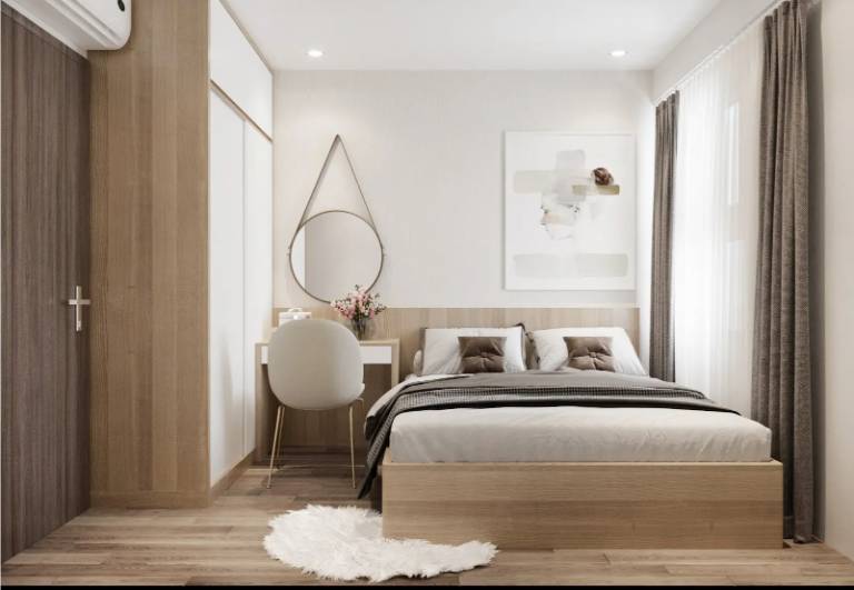 Thay đổi lại vị trí giường và sử dụng tông màu hợp mệnh