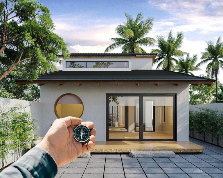 Tự đo hướng nhà bằng la bàn trực tiệp hoặc app trên điện thoại