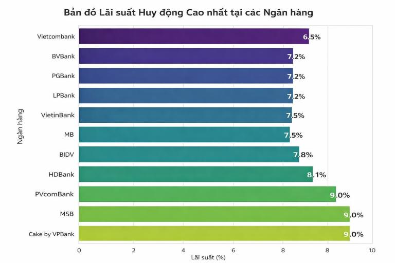 Chọn ngân hàng chỉ dựa vào lãi suất dễ dẫn đến quyết định sai trong dài hạn.