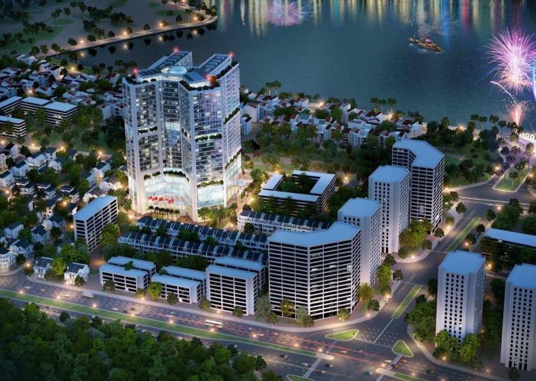 Toàn cảnh khu đô thị Xuân La ven Hồ Tây