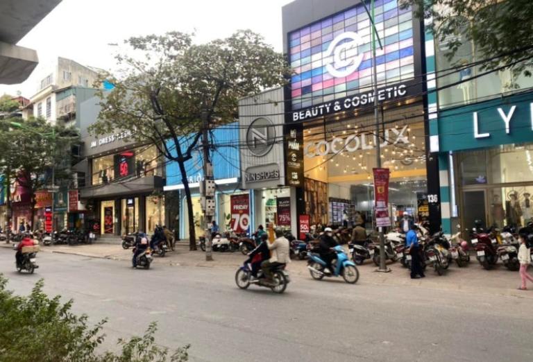 Tuyến phố thương mại tại phường Thành Công, Ba Đình