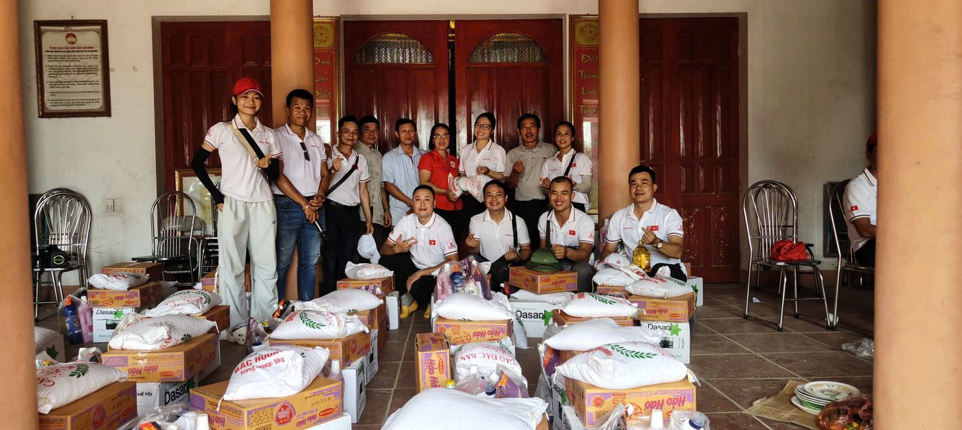 Đoàn Thiện Nguyện Trái tim Thiên Khôi chung tay cứu trợ bão số 10 (Bualoi) và số 11 (Matmo)